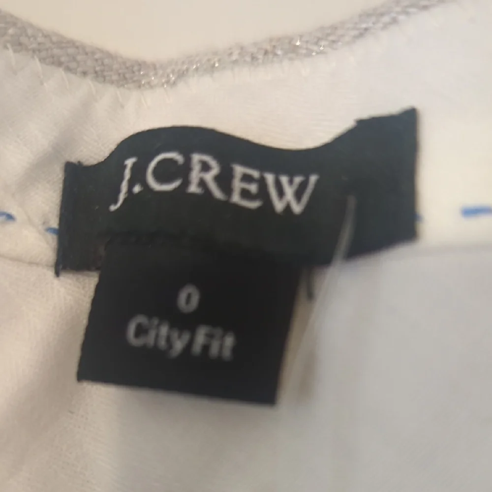 J. Crew 100% Linen Trousers in Light Beige Size 0